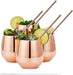 Edelstahl Trinkbecher Rosegold 4er Set von Oak & Steel