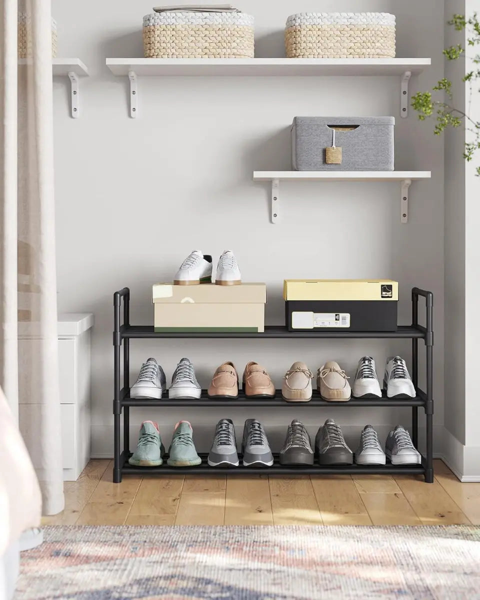 Schuhregal Schuhständer mit 3 Ebenen von Songmics