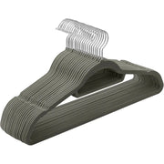 Kleiderbügel Samt 20er Set Silber-Grau von Songmics