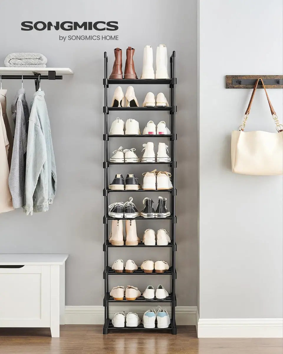 Schuhregal mit 10 Ebenen offener Schuhschrank von guteszeug.ch
