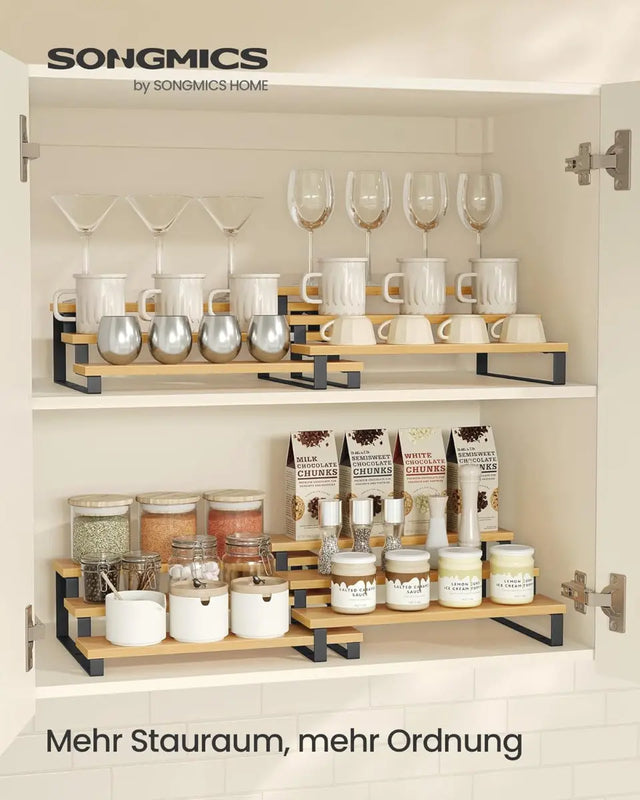 Gewürzregal Küchenregal Küchen-Organizer 2er Set von Songmics