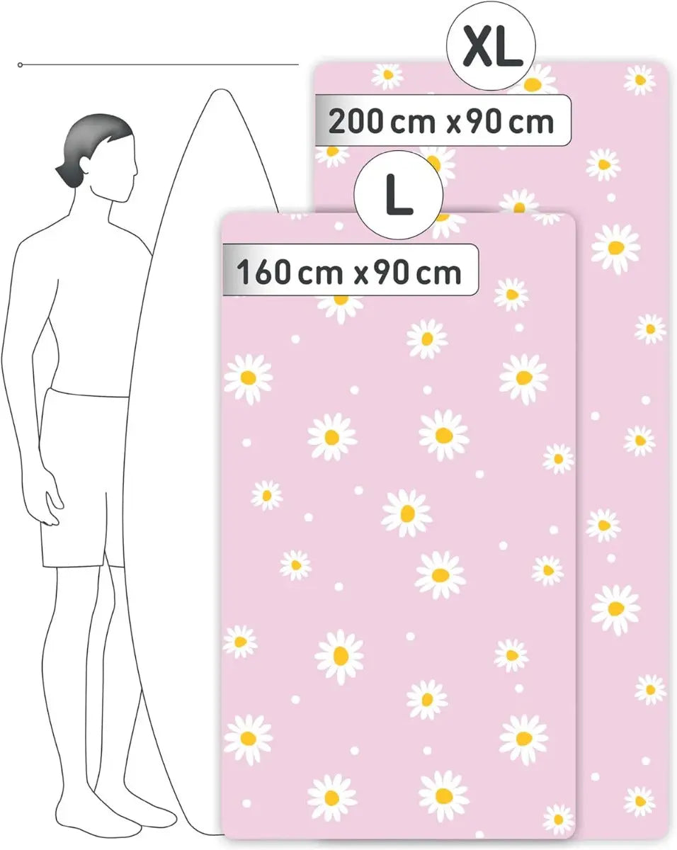 Strandtuch XXL Mikrofaser schnelltrocknendes Badetuch 160x90cm Daisydream von guteszeug.ch