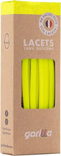 Elastische Schnürsenkel Flexibel Ohne Binden Schmal Silikon Neon Yellow von Gorilla Lacets
