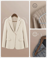 Kleiderbügel Holz Dunkel 20er Set Einkerbungen im Schulterbereich von guteszeug.ch