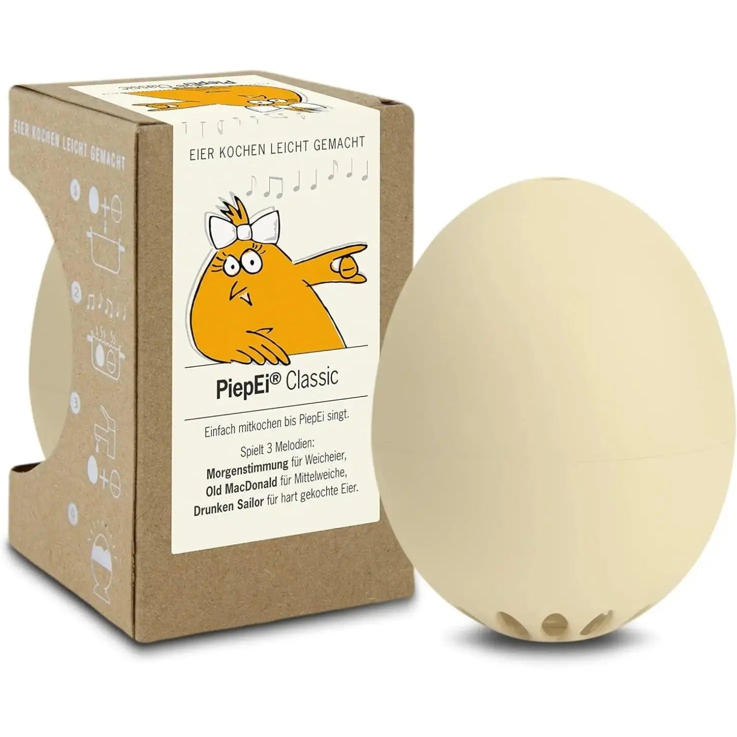 Singende Eieruhr Classic beige von PiepEi