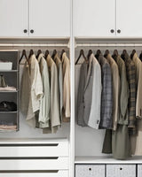 Kleiderbügel Holz Dunkel 20er Set Einkerbungen im Schulterbereich von Songmics