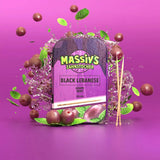 Massiv's Black Lebanese Zahnstocher mit Geschmack Grape Mint von Wunder Zahnstocher