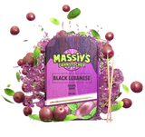Massiv's Black Lebanese Zahnstocher mit Geschmack Grape Mint von Wunder Zahnstocher
