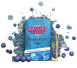 Massiv's Blaulicht Zahnstocher mit Geschmack Blueberry Ice in Metalldose von Wunder Zahnstocher