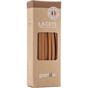 Elastische Schnürsenkel Flexibel Ohne Binden Schmal Silikon Caramel von Gorilla Lacets