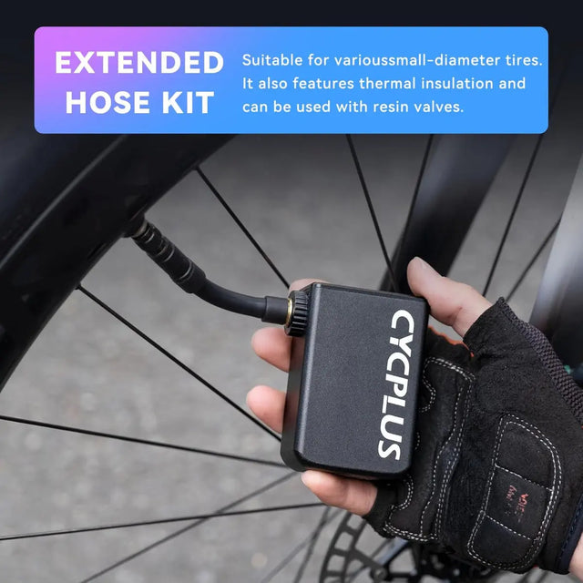 Fahrradpumpe AS2Max Elektrisch Mini Kompressor Akku von Cycplus