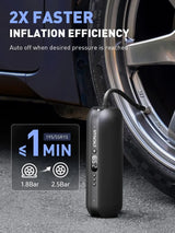 Luftpumpe AL1 150PSI Elektrischer Kompressor Tragbar All-In-One Akku von Cycplus