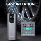 Luftpumpe A8 150PSI Elektrischer Kompressor Tragbar All-In-One Akku von Cycplus