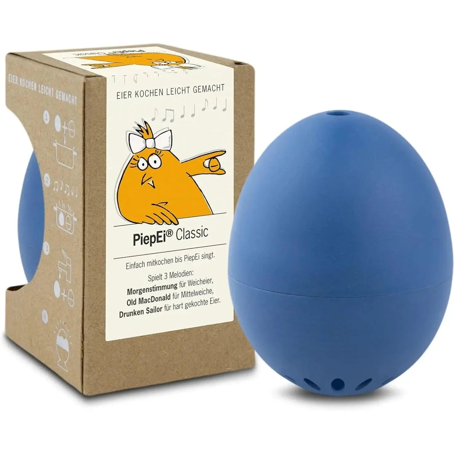 Singende Eieruhr Classic blau von PiepEi