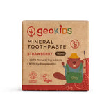 Geokids Mineralische Zahnpasta im Glas ohne Fluorid Erdbeere 60ml von Georganics