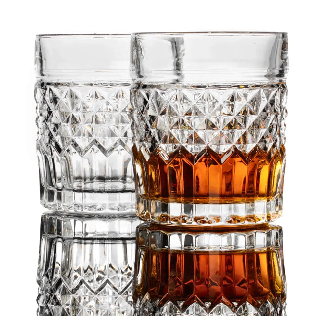 Prestige Whiskeygläser Geschenkset 4er von ROCKS Whiskey Chilling Stones