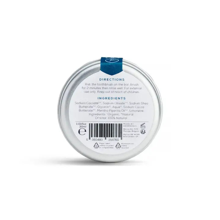 Zahnseife mit Dose 30ml von Georganics