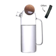 Wasserkaraffe 1L mit Binchotan Aktivkohle Wasserfilter von Bijin
