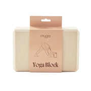 Yogablock Schaumstoff Sand von Myga