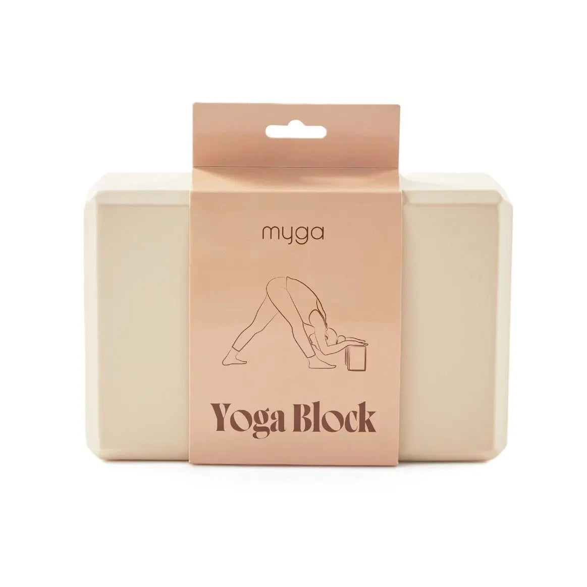 Yogablock Schaumstoff Sand von Myga