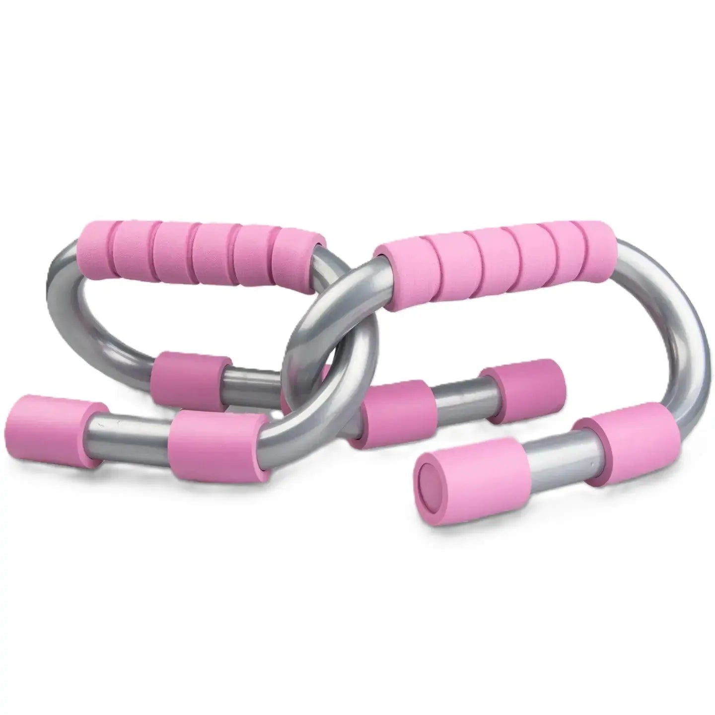 Liegestützgriffe Push-up Bars Pink von Phoenix Fitness