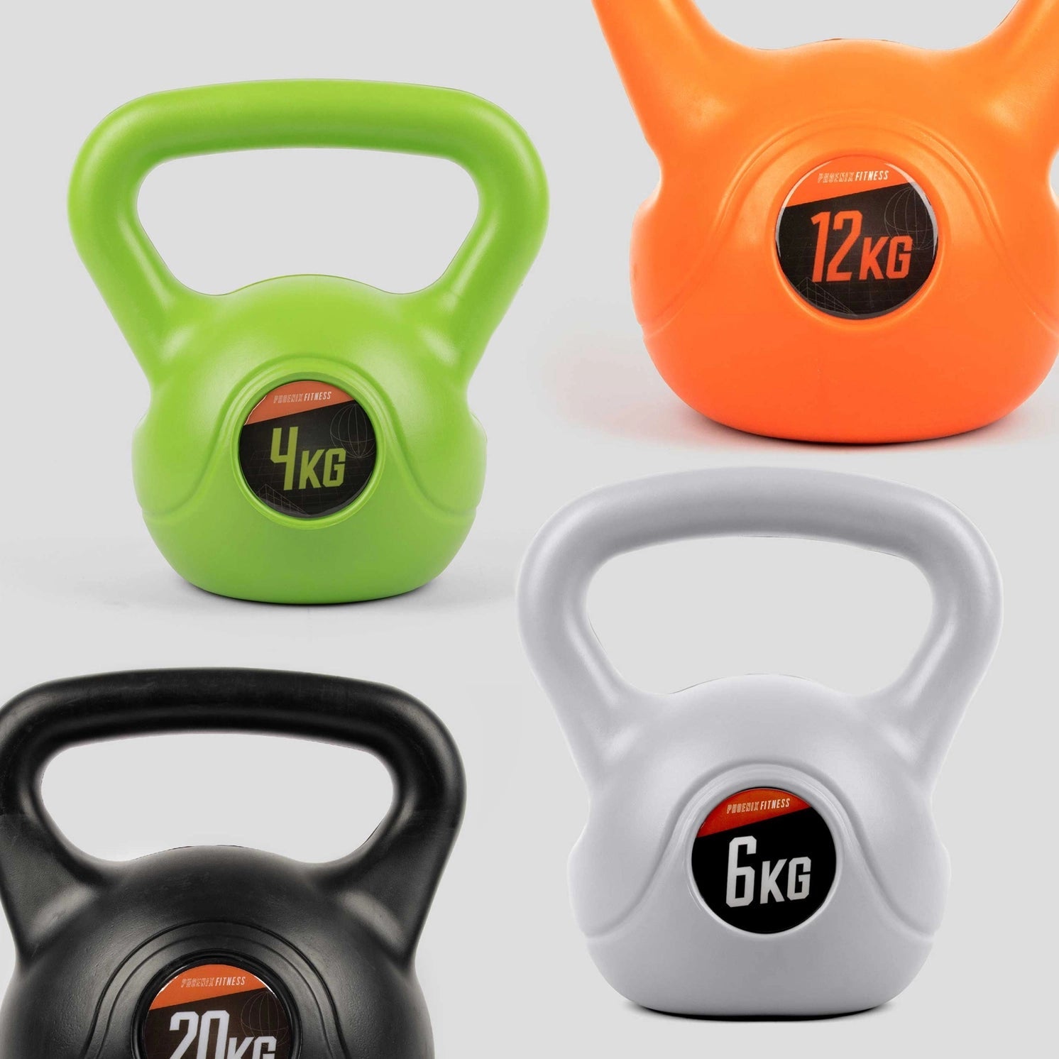 Kettlebell Vinyl 6 Kilo von Phoenix Fitness