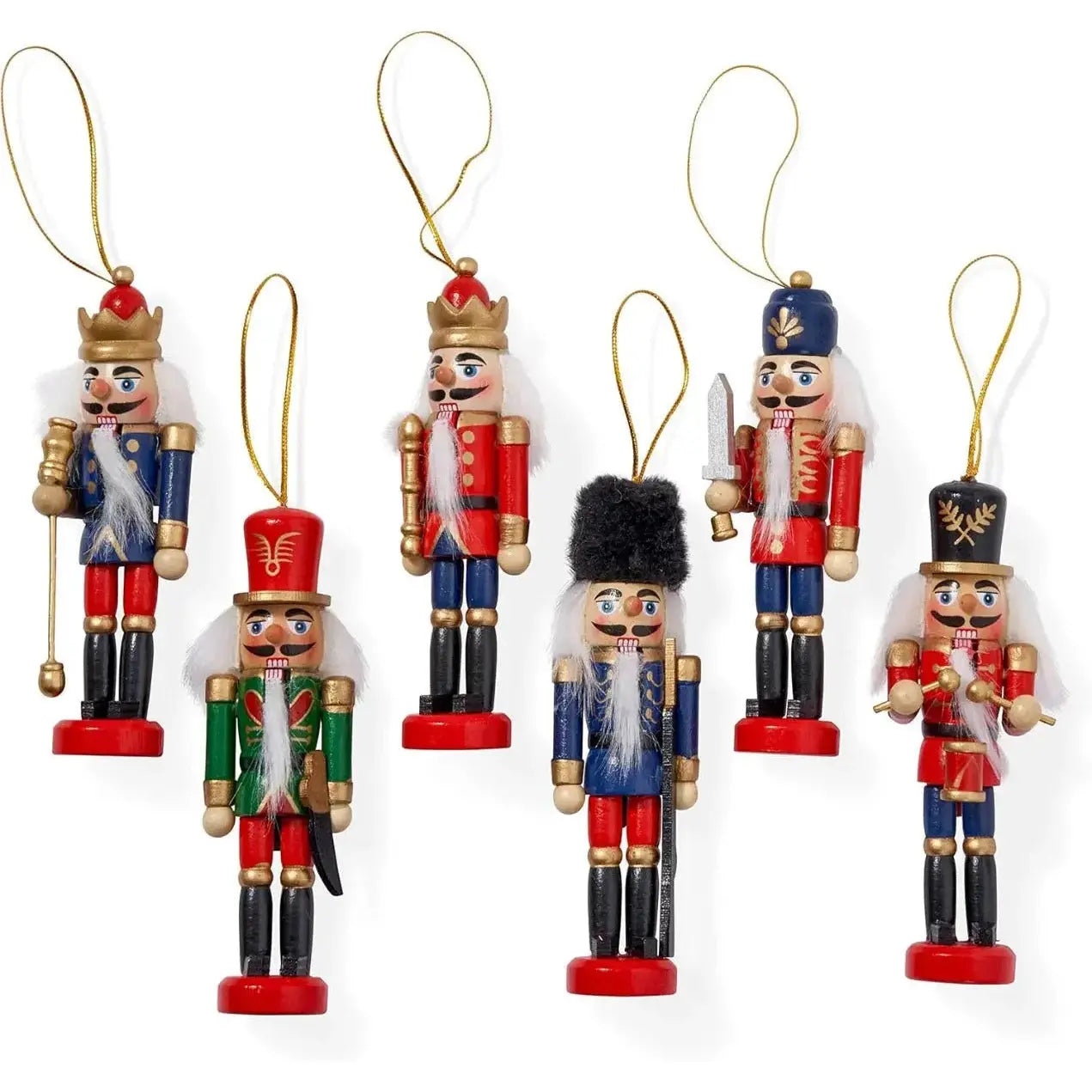 Nussknacker Soldat Ornament 6 Stück von Twiddlers