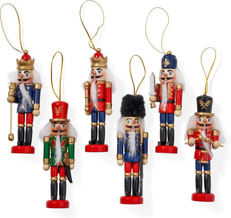 Nussknacker Soldat Ornament 6 Stück von Twiddlers