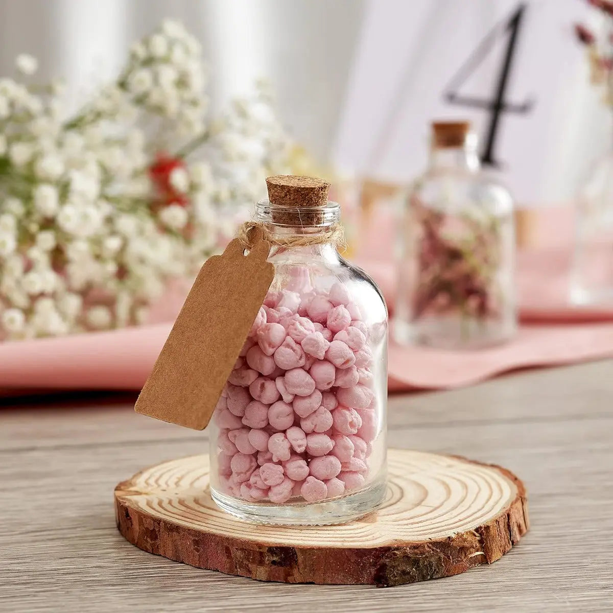 Glasflasche mit Korkstopper mini 20 Stück von Twiddlers