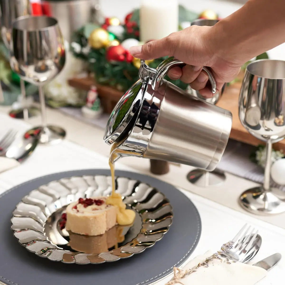 Sauciere Edelstahl von Oak & Steel
