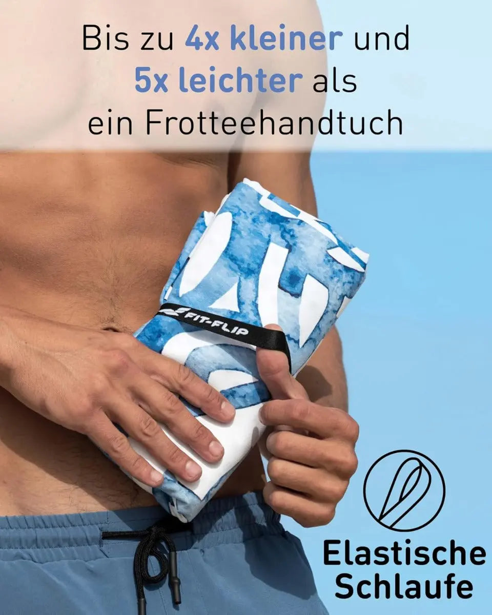 Strandtuch XXL Mikrofaser schnelltrocknendes Badetuch 160x90cm Boho von guteszeug.ch