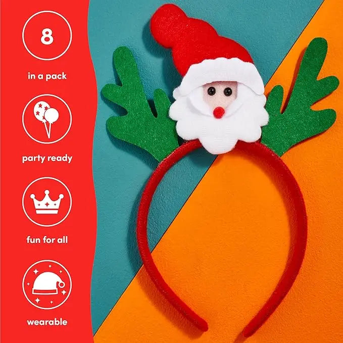 Haarreif Weihnachtsmotive 8 Stück von Twiddlers