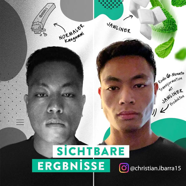 Fitness Mint Chewing Gum 100g Pack von JAWLINER