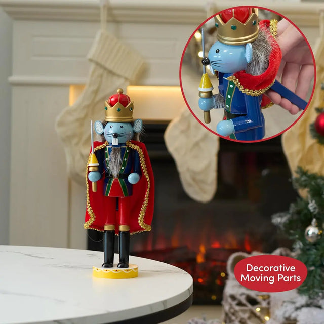 Weihnachts-Nussknacker Maus 30cm von Twiddlers