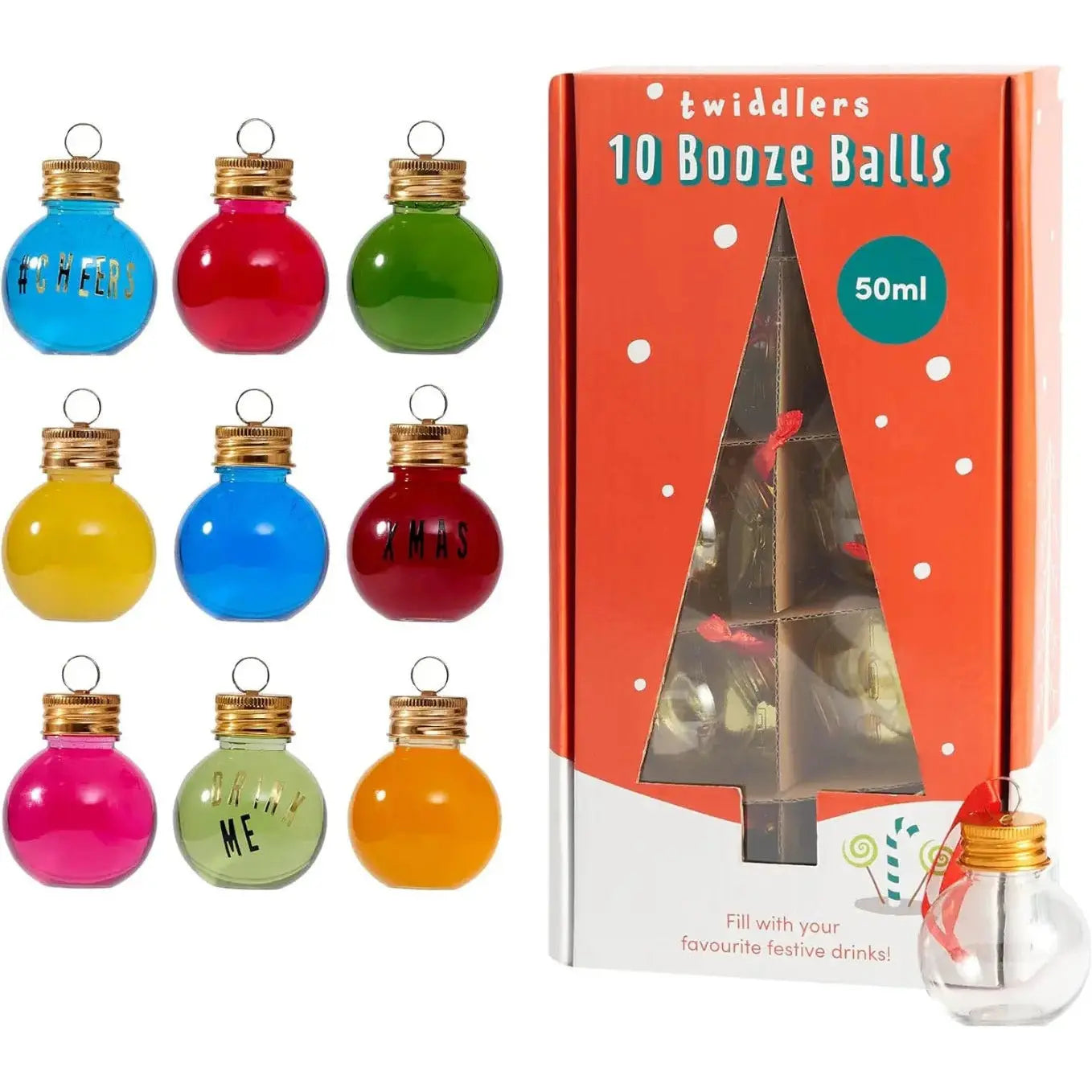 Boozy Baubles DIY 10 Stück 50ml von Twiddlers