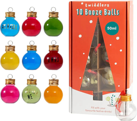 Boozy Baubles DIY 10 Stück 50ml von Twiddlers