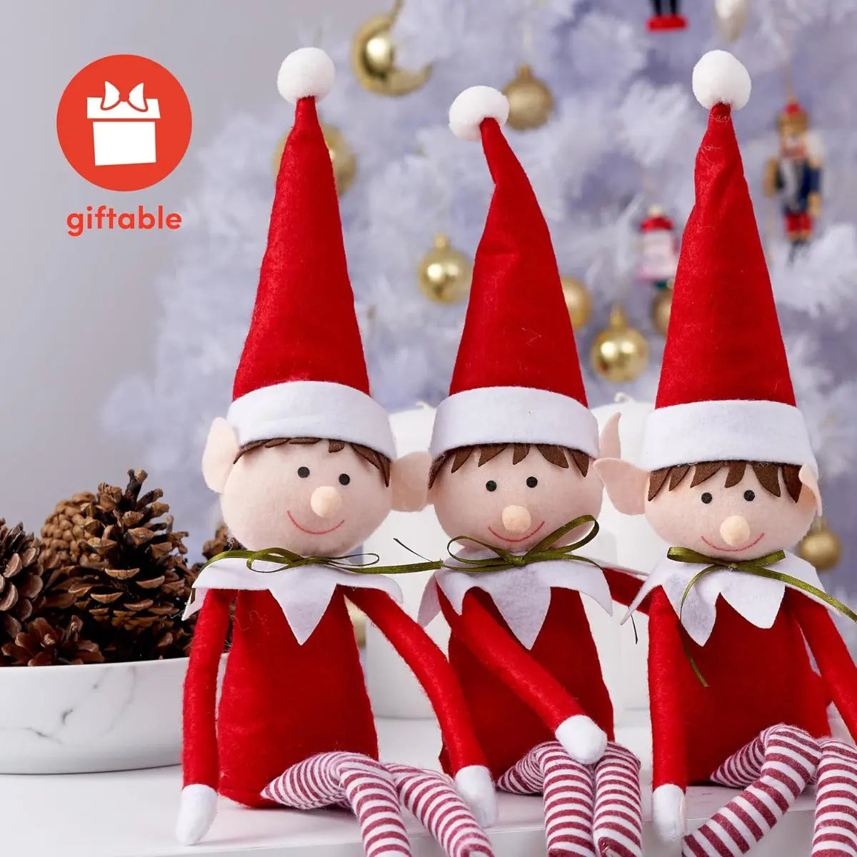 Weihnachtself Christmas Elf 3 Stück von Twiddlers