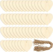 Herz Anhänger aus Holz 50 Stück von Twiddlers