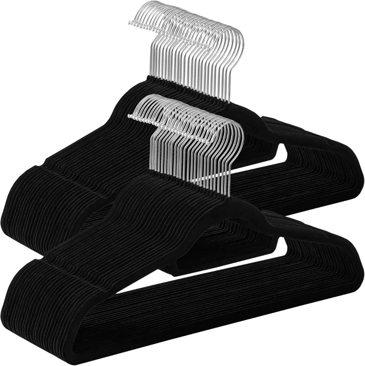 Kleiderbügel Samt 50er Set Schwarz von Songmics