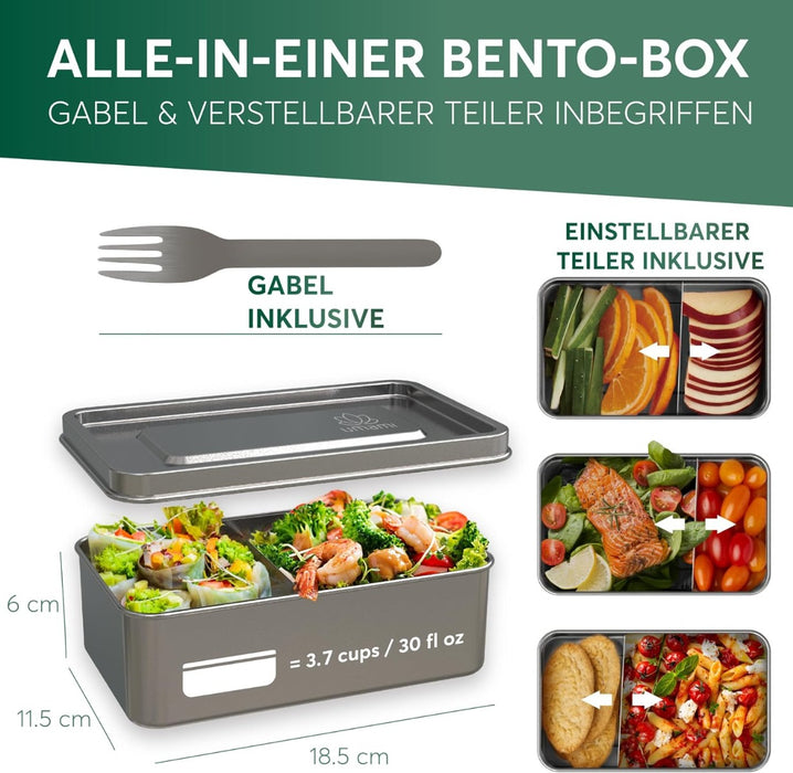 Bento Box stainless Steel von Umami