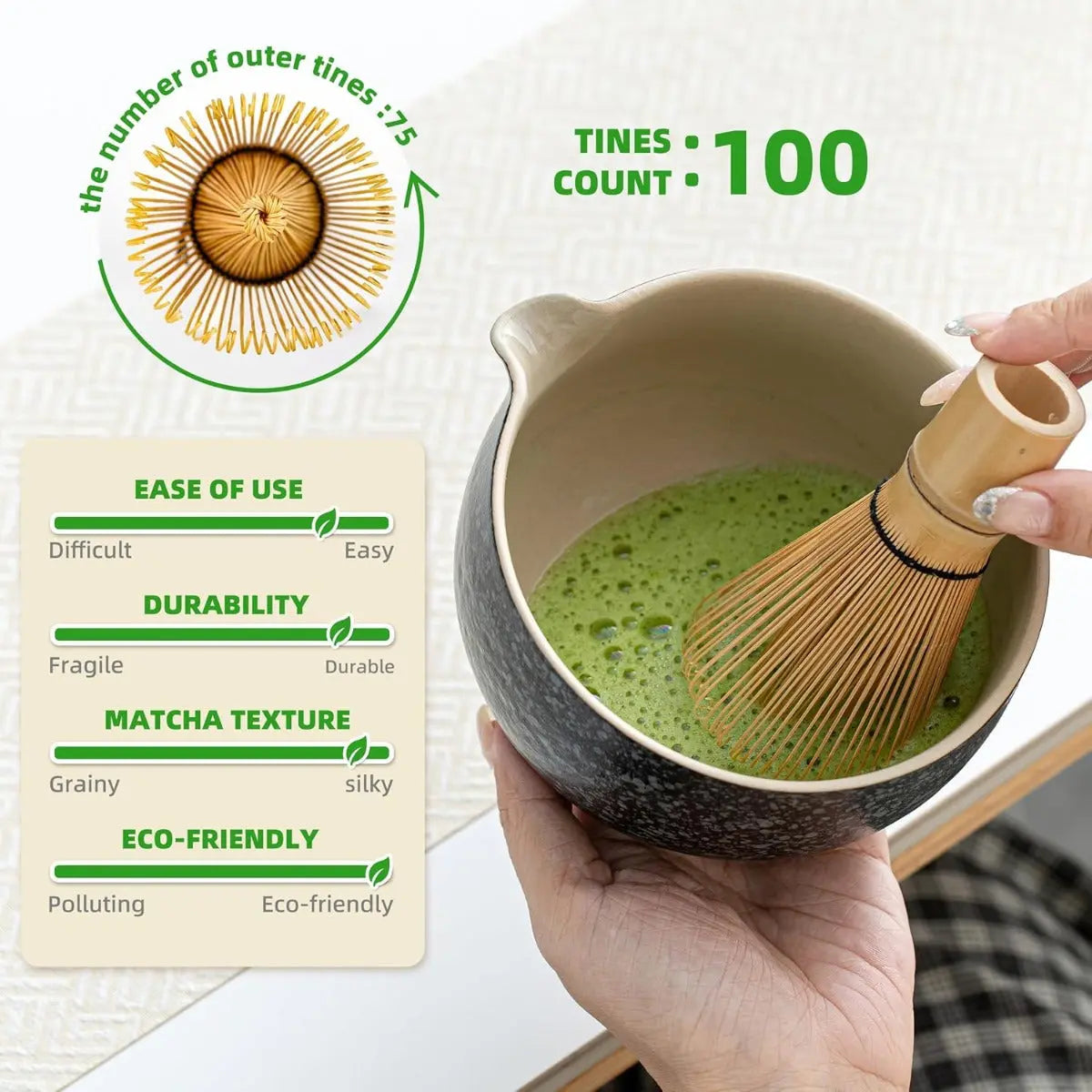 Matcha Set Obsidian 10-tlg. von TEANAGOO