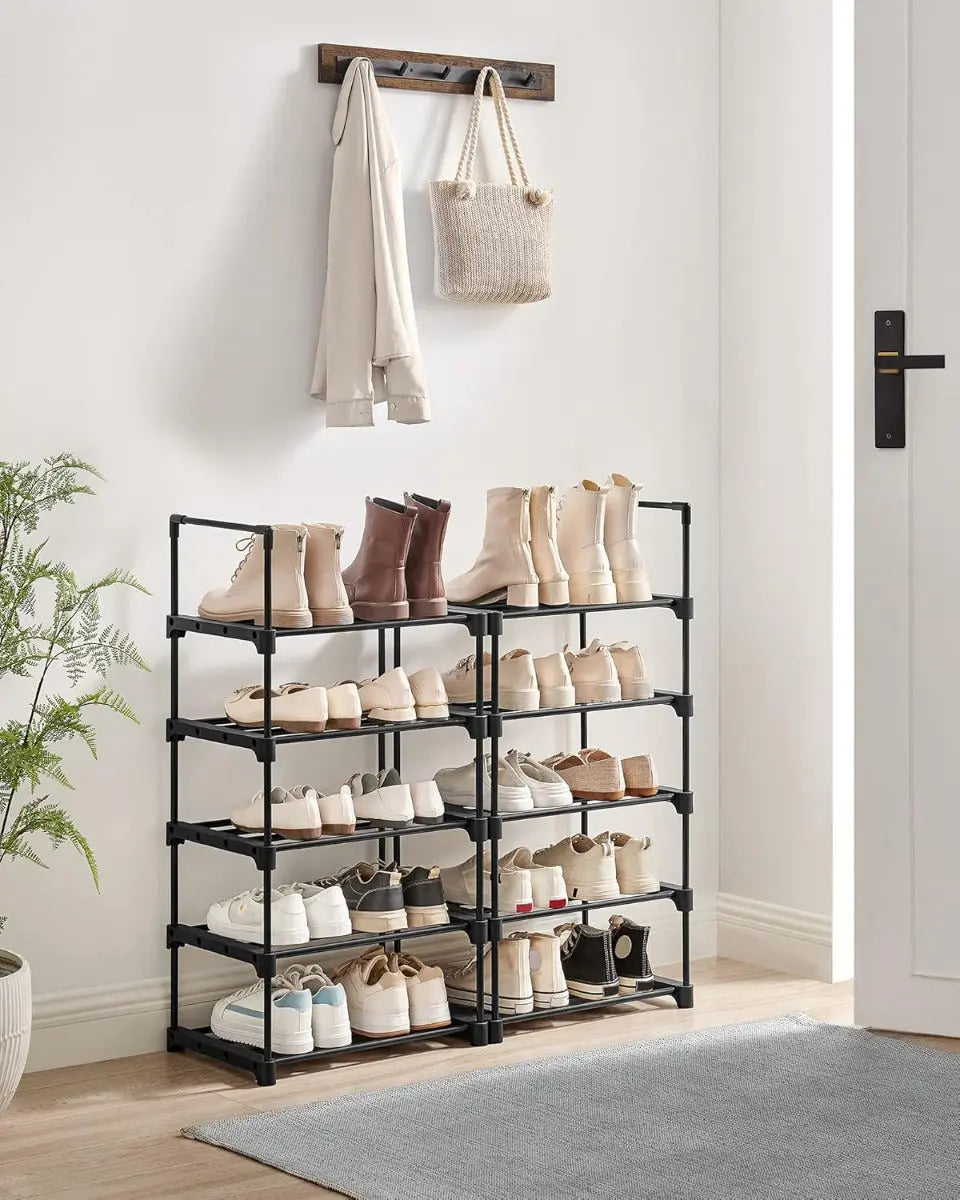 Schuhregal mit 10 Ebenen offener Schuhschrank von guteszeug.ch
