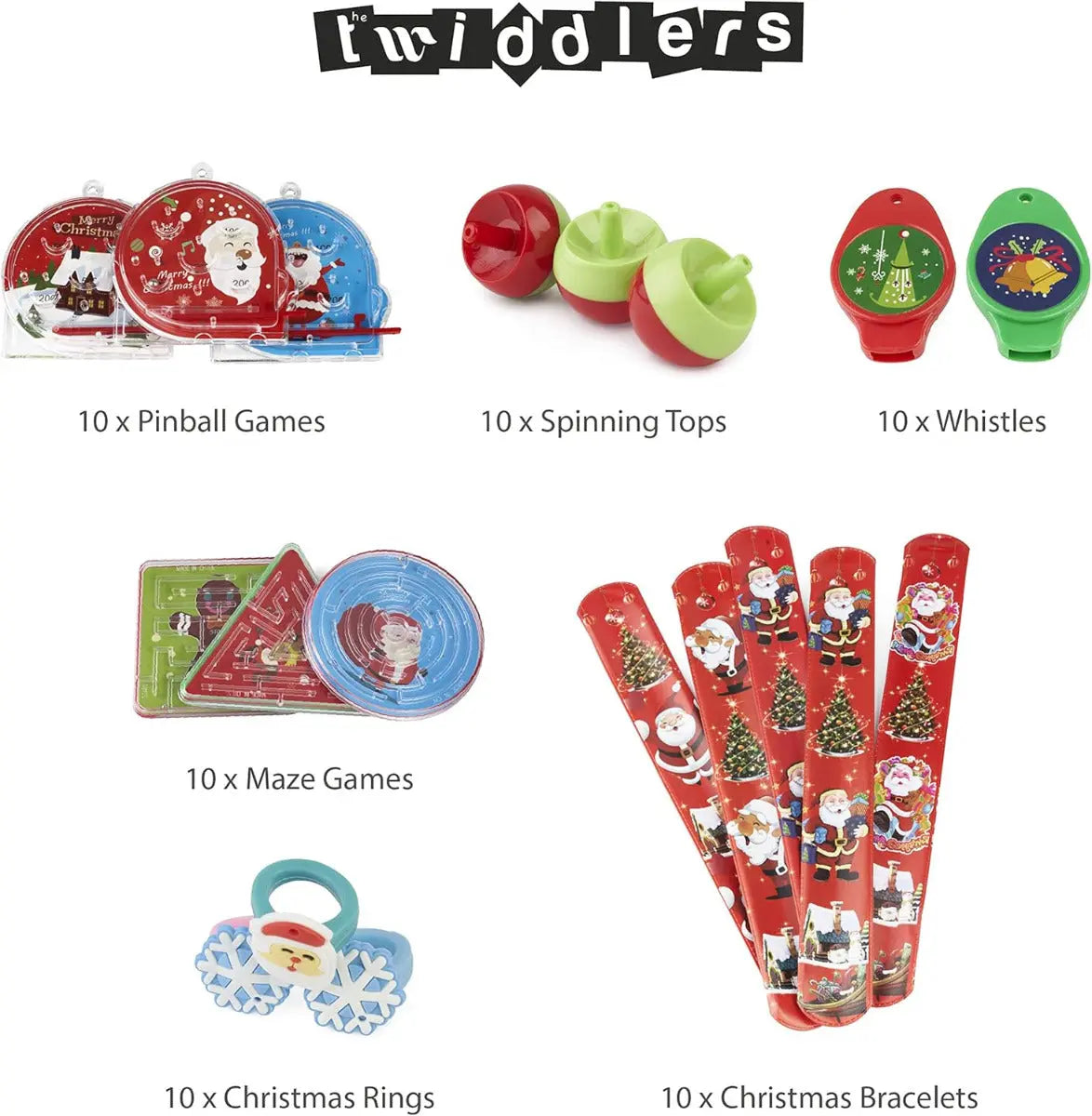 Spielzeug Weihnachten 100 Stück von Twiddlers
