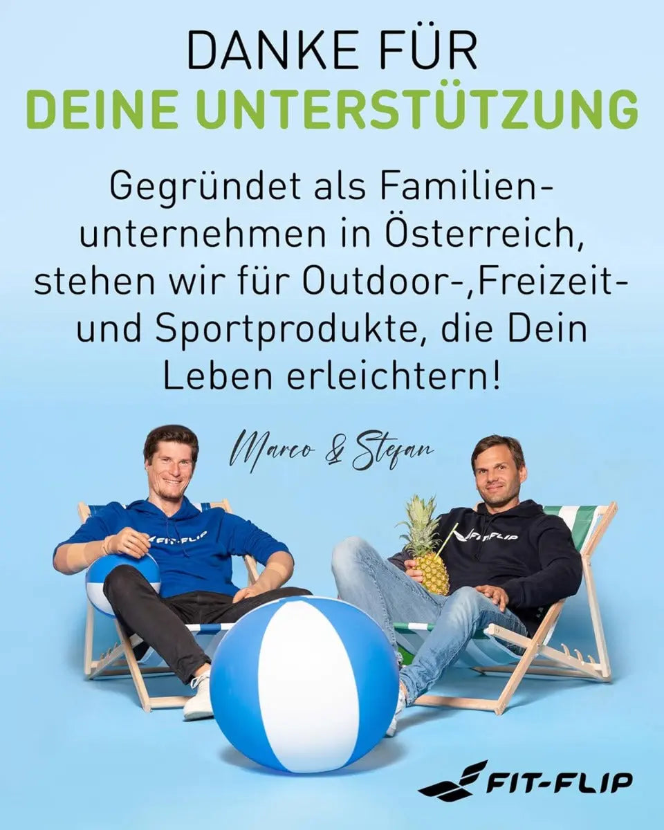 Mikrofaser Handtuch schnelltrocknend mit Tasche 40x80cm Grün von Fit-Flip