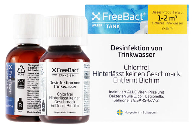 Freebact Tank 1–2 Kubikmeter Trinkwasserdesinfektion von Xinix
