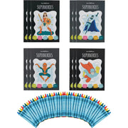 Malbuch Mini Superhero 12 Stück von Twiddlers