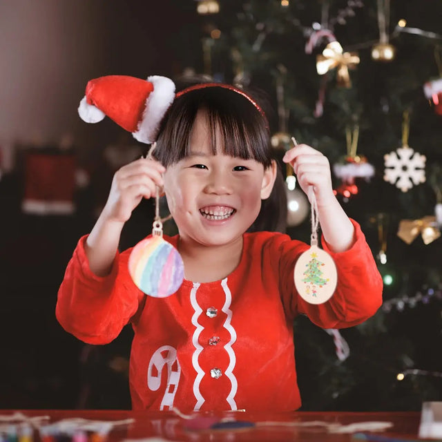 Baumkugeln Weihnachtsschmuck Holz 60 Stück von Twiddlers