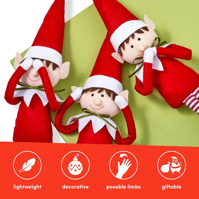 Weihnachtself Christmas Elf 3 Stück von Twiddlers