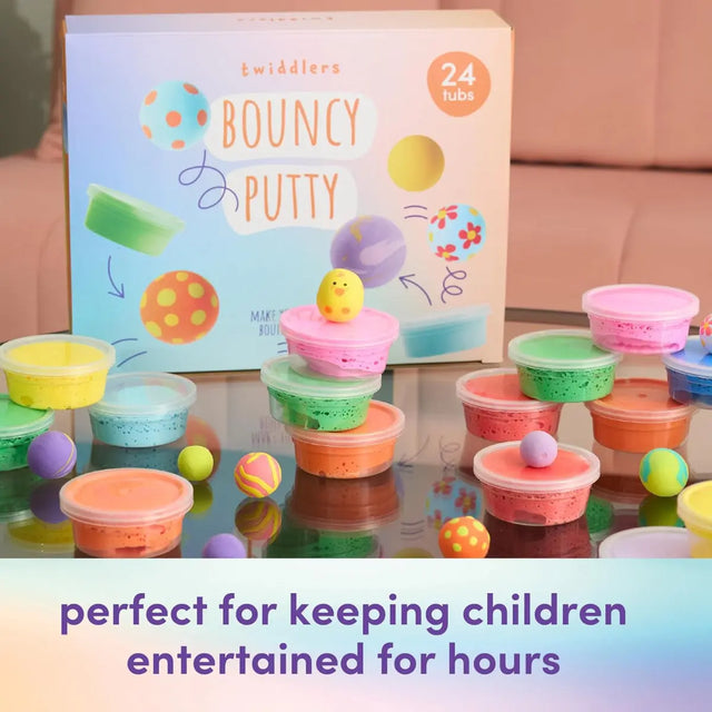 Gummiball Slime Pots 24 Stück von Twiddlers