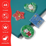 Geduldspiel Maze Puzzles Weihnachten 48 Stück von Twiddlers